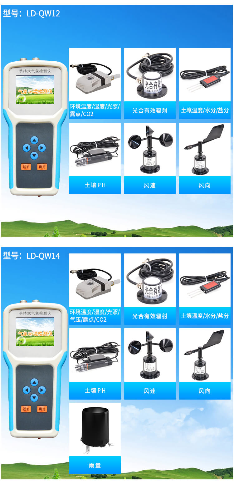 手持式氣象環(huán)境檢測(cè)儀