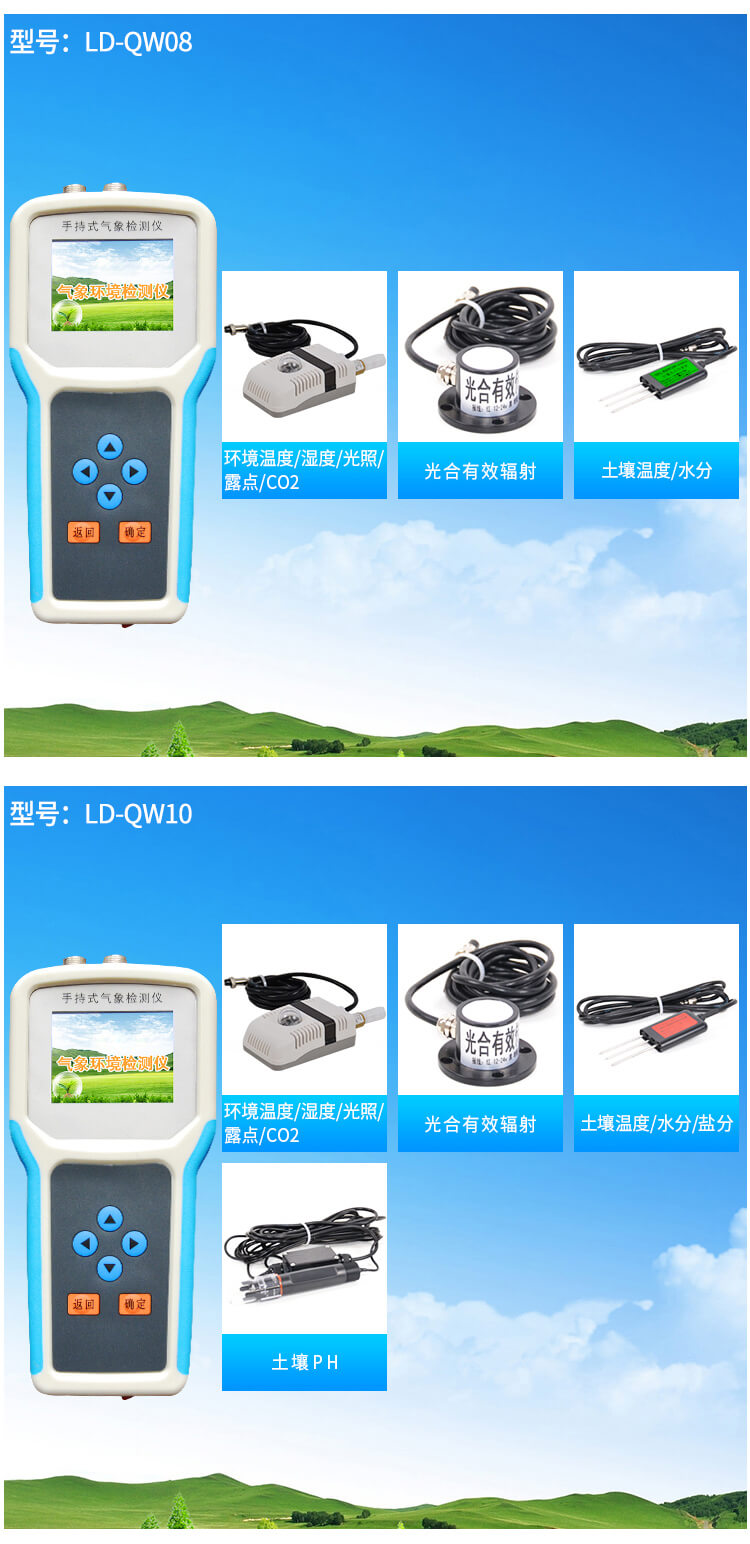 手持式氣象環(huán)境檢測(cè)儀